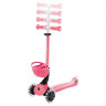 Трехколесный самокат-трансформер Globber Go Up Baby Lights 360 пастельно-розовый - Трехколесный самокат-трансформер Globber Go Up Baby Lights 360 пастельно-розовый