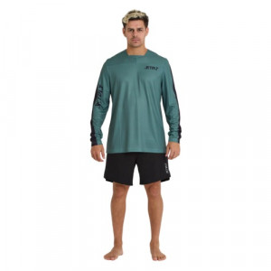 Гидромайка мужская длинный рукав Jetpilot UV LS Jersey sage S25 (250590) 