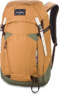 Туристический рюкзак Dakine Canyon 28L Yondr (зеленый с бежевой и бордовой отделкой)