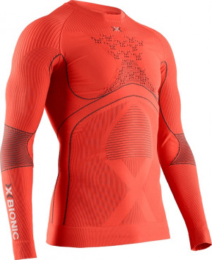 Термофутболка X-Bionic Energy Accumulator 4.0 Shirt LG SL Men sunset orange/anthracite O021 