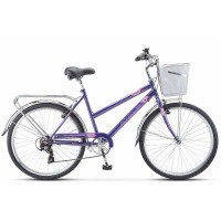 Велосипед Stels Navigator-255 V 26 Lady Z010 фиолетовый рама: 19" (2023)