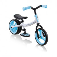 Беговел Globber Go Bike Duo бело-голубой