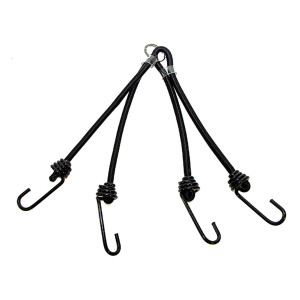 Резинки M-WAVE 5-780273 на багажн. 2шт. 500х8мм с крючками для крепления (100) черные 