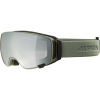 Маска Alpina Double Jack Mag Q moon-grey matt/Q S1 + mirror black S3 sph.
