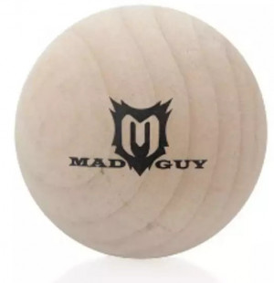 Мяч Mad Guy хоккейный деревянный 