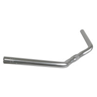 Руль ZOOM 5-401401 турист. алюм. изогн. backsweep 33', upsweep 16', rise 26мм, 22,2/25,4x590мм серебристый City/Trekking bar 590