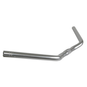 Руль ZOOM 5-401401 турист. алюм. изогн. backsweep 33&#039;, upsweep 16&#039;, rise 26мм, 22,2/25,4x590мм серебристый City/Trekking bar 590 