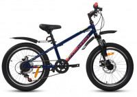 Велосипед Forward Unit 20 3.2 Disc темно-синий/красный (2021)