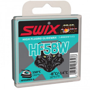 Высокофторовый парафин Swix Black -8C/-14C 40 гр (HF05BWX-4) 