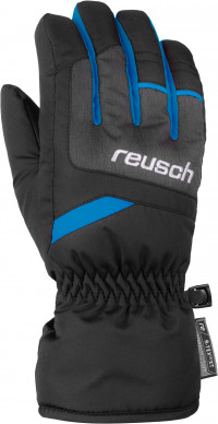 Перчатки горнолыжные Reusch Bennet R-Tex XT Junior black/black melange/brilliant blue