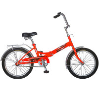Велосипед NOVATRACK складной, FS30 20" оранжевый (2019)