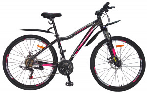 Велосипед Nameless MTB черный/розовый рама: 16&quot; (2025) 