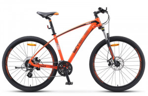 Велосипед Stels Navigator-750 MD 27.5 V010 оранжевый рама: 16&quot; (2022) 