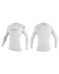 Гидромайка мужская длинный рукав O'Neill BASIC SKINS L/S RASH GUARD white 3342 025 (2020)