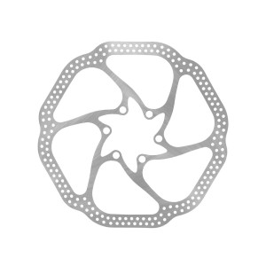 Торм. диск SHIMANO 2-8053 HS1 (ротор) для диск. тормоза 160мм, 6 болтов нерж. сталь (без упаковки) серебристый 