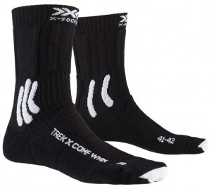 Носки X-Socks Trek X Comfort WMN Opal Black/Arctic White (2021) 