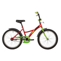 Велосипед Novatrack Strike 20" (без доп. колес) красный (2022)