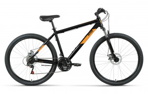 Велосипед Altair AL 27.5 V черный/оранжевый рама: 17&quot; (2022) 
