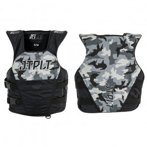 Спасательный жилет для гидроцикла нейлон мужской Jetpilot RX S/E Nylon Vest ISO 50N Black/Camo S21 (210200) 