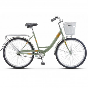 Велосипед Stels Navigator-245 C 26&quot; Z010 оливковый рама: 19&quot; (2024) 