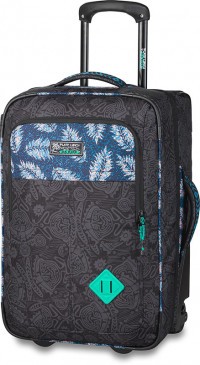 Дорожная сумка Dakine Carry On Roller 42L South Pacific (синий с листьями)