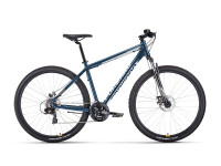 Велосипед Forward APACHE 29 2.0 D CLASSIC темно-синий/серебристый рама 19" (2022) 