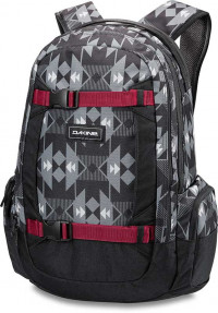 Сноубордический рюкзак Dakine Women's Mission 25L Fireside II (черно-белый орнамент)