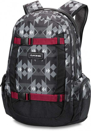 Сноубордический рюкзак Dakine Women&#039;s Mission 25L Fireside II (черно-белый орнамент) 