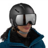 Шлем Salomon ICON² VISOR BLACK/SILVER UNIVERSAL (2021) - Шлем Salomon ICON² VISOR BLACK/SILVER UNIVERSAL (2021)