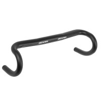 Руль ZOOM 5-403927 RACING алюм. усилен. "баран" 31,8x420мм  reach 75мм, drop 128мм, 289гр. мат. черный