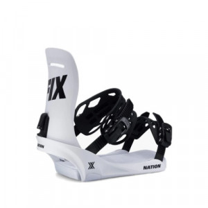 Крепления для сноуборда Fix Nation white 