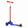Трехколесный самокат Globber Primo Plus Lights Neon синий неон - Трехколесный самокат Globber Primo Plus Lights Neon синий неон