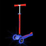 Трехколесный самокат Globber Primo Plus Lights Neon синий неон - Трехколесный самокат Globber Primo Plus Lights Neon синий неон