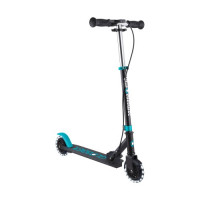 Самокат Globber Flow Element Junior Lights черно-бирюзовый