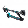 Самокат Globber Flow Element Junior Lights черно-бирюзовый - Самокат Globber Flow Element Junior Lights черно-бирюзовый