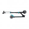 Самокат Globber Flow Element Junior Lights черно-бирюзовый - Самокат Globber Flow Element Junior Lights черно-бирюзовый