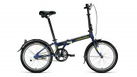 Велосипед Forward ENIGMA 20 1.0 синий\зеленый Рама: 11" (2021)