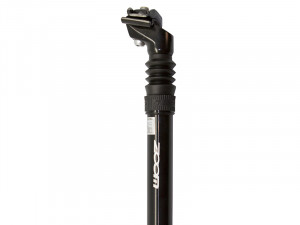 ZOOM Штырь подседельный SPS-C373 с аморт., алюм., D:25,4 х L:350мм, чёрный, 1 болт, смещение 18 