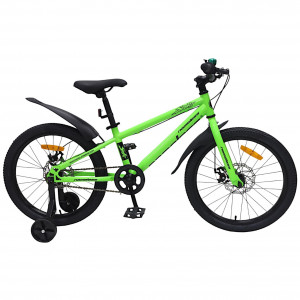 Велосипед Nameless Sport D 20" зеленый неон/черный рама: 10.2" (2026) 