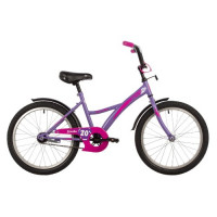 Велосипед Novatrack Strike 20" (без доп. колес) фиолетовый (2022)