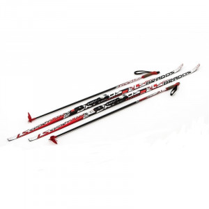 Комплект беговых лыж Brados NNN (STC) - 185 Wax XT Tour Red 