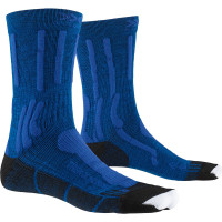 Носки X-Bionic Trek X Merino running socks lake blue melange/dolomite grey