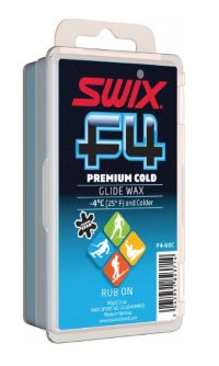 Мазь скольжения Swix холодная твёрдая с пробкой 60 гр (F4)