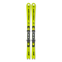 Горные лыжи Fischer RC4 Worldcup SL JR (130-150) M/O-Plate + креп. RC4 Z11 FF Brake 85 [A] (2025)