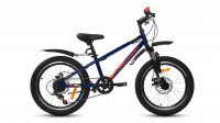 Велосипед Forward UNIT 20 3.0 D темно-синий / красный (2022)
