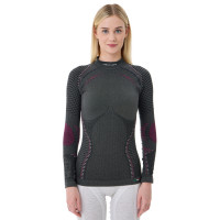 Футболка женская с длинным рукавом Accapi Ergoracing Long Sleeve Shirt Antracite/Black