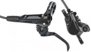 Тормоз диск. Shimano, MT501, BL (лев)/BR-MT500 (передн), j-kit, полимер. колодки, 1000 мм, цв. черный 