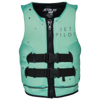 Спасательный жилет неопрен детский Jetpilot Cause Youth ISO 50N Neo Vest Girl mint S24
