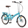 Велосипед Shulz Goa 20 Disk blue topaz - Велосипед Shulz Goa 20 Disk blue topaz