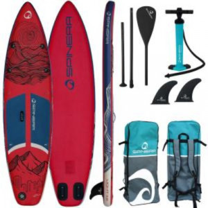 SUP-доска надувная с веслом для туризма Spinera Light 11&#039;2&quot; Bordeaux Red SL ULT S23 